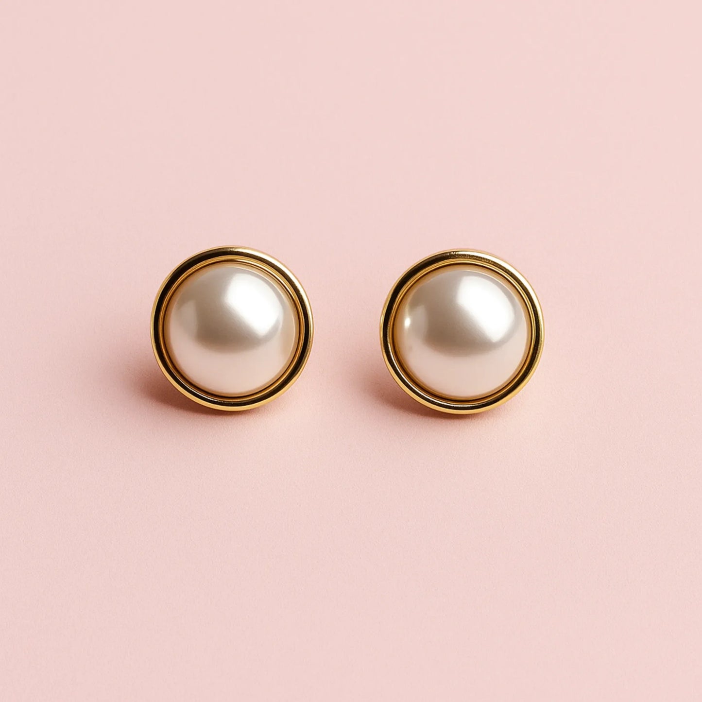 Aros de Media Perla Clásicos