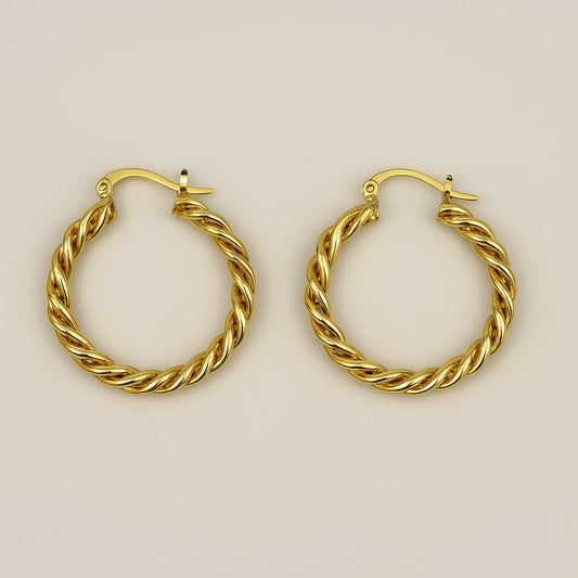 Aros Argolla Trenzada