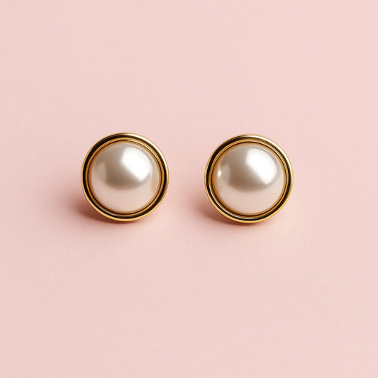 Aros de Media Perla Clásicos
